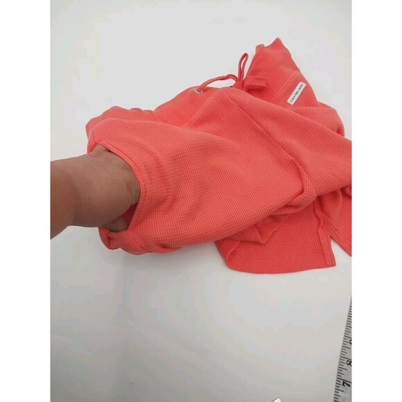 Calvin Klein Jeans Women's Shorts Performance Ribbed Waistband Pink Puch XL New - Picture 12 of 12